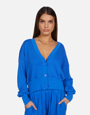 Gerran - Crop Cardigan - Ultramarine