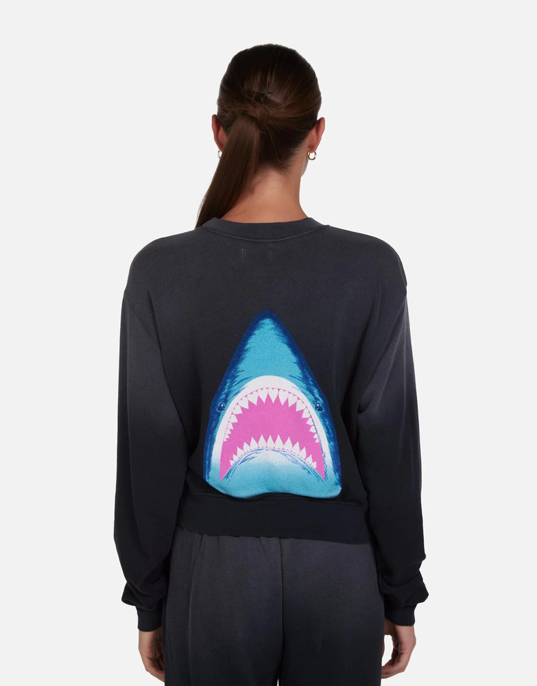 Spalding Tropical Shark - Drop Shoulder Crop Pullover