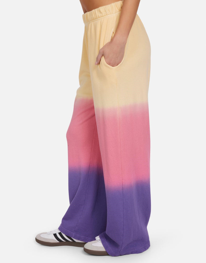 Mabel- Wide Leg Pant w/ Side Pocket - Spumoni