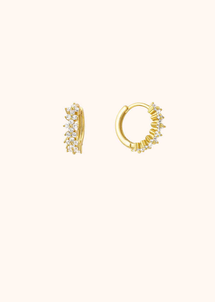 EARRINGS - CROWN GOLD