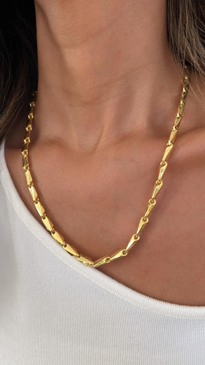 SOLA 925 Sterling Silver Real Gold Plated Chain