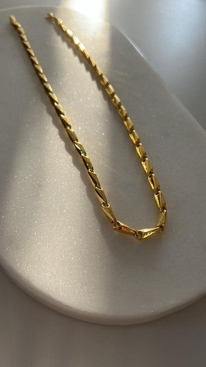 SOLA 925 Sterling Silver Real Gold Plated Chain